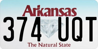 AR license plate 374UQT