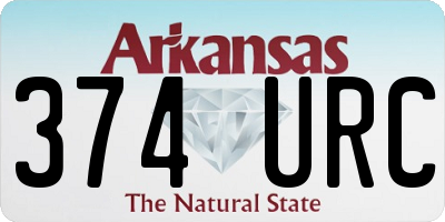 AR license plate 374URC