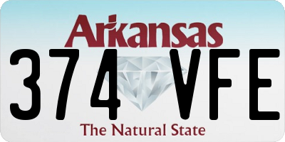 AR license plate 374VFE