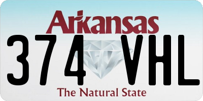 AR license plate 374VHL