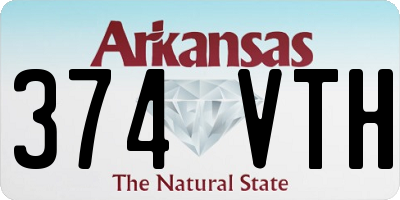 AR license plate 374VTH
