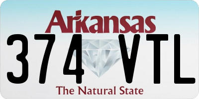 AR license plate 374VTL