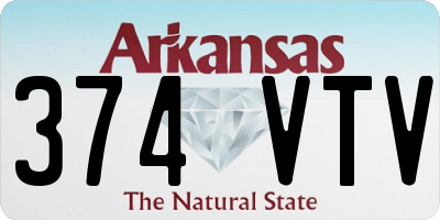 AR license plate 374VTV