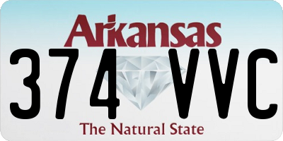 AR license plate 374VVC