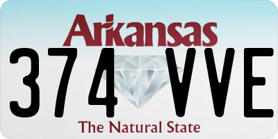 AR license plate 374VVE
