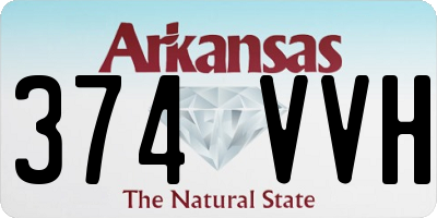 AR license plate 374VVH