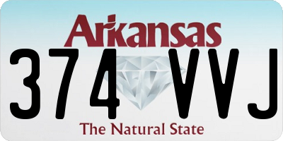 AR license plate 374VVJ