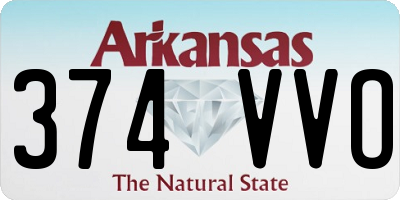 AR license plate 374VVO
