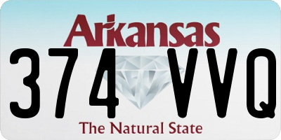 AR license plate 374VVQ