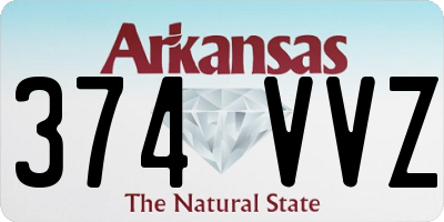 AR license plate 374VVZ