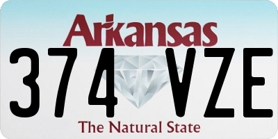AR license plate 374VZE