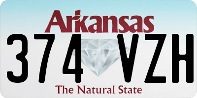 AR license plate 374VZH