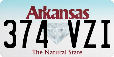 AR license plate 374VZI