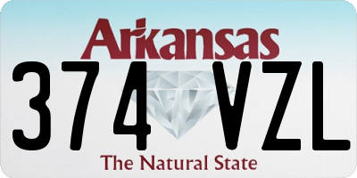 AR license plate 374VZL