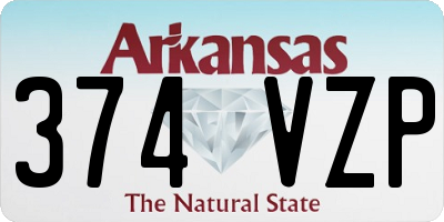AR license plate 374VZP