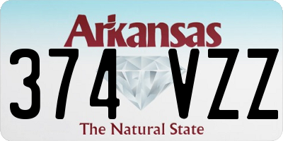AR license plate 374VZZ