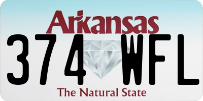 AR license plate 374WFL