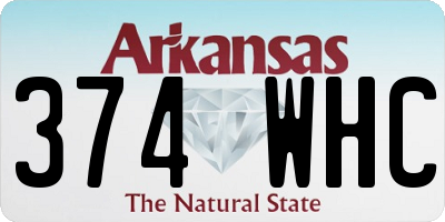 AR license plate 374WHC