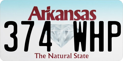 AR license plate 374WHP