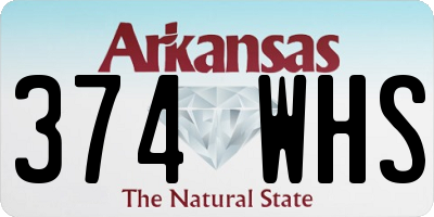 AR license plate 374WHS