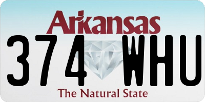 AR license plate 374WHU