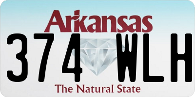 AR license plate 374WLH