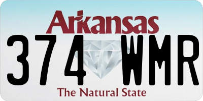 AR license plate 374WMR