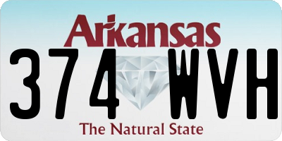 AR license plate 374WVH