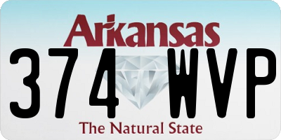 AR license plate 374WVP
