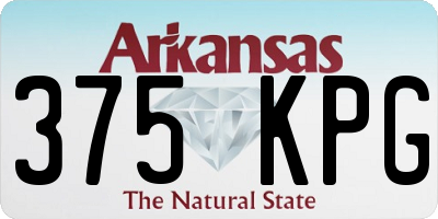 AR license plate 375KPG
