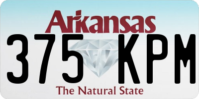 AR license plate 375KPM