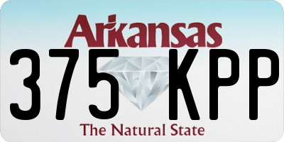 AR license plate 375KPP