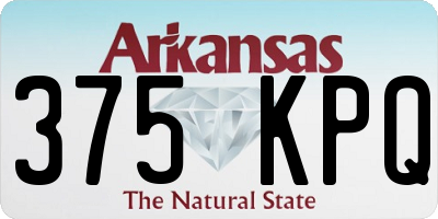 AR license plate 375KPQ