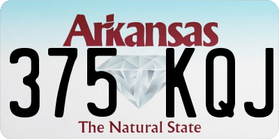 AR license plate 375KQJ