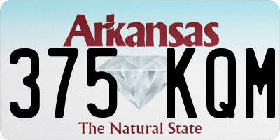 AR license plate 375KQM