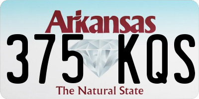 AR license plate 375KQS