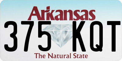 AR license plate 375KQT