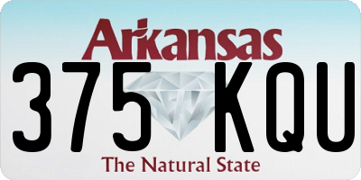 AR license plate 375KQU
