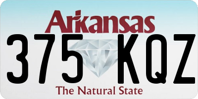 AR license plate 375KQZ