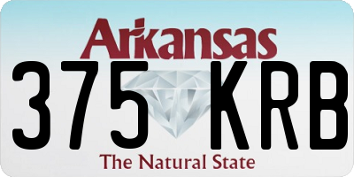 AR license plate 375KRB