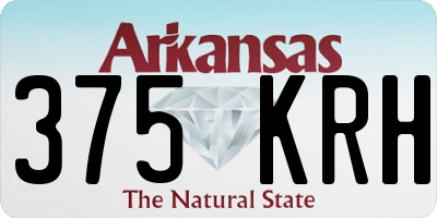 AR license plate 375KRH