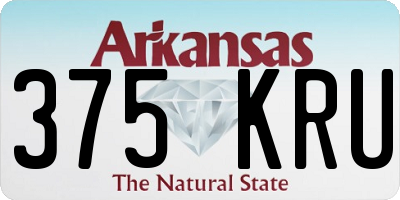 AR license plate 375KRU