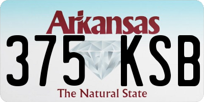 AR license plate 375KSB