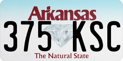 AR license plate 375KSC
