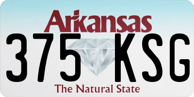 AR license plate 375KSG