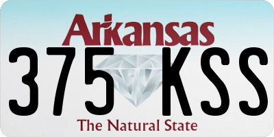 AR license plate 375KSS