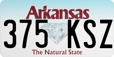 AR license plate 375KSZ