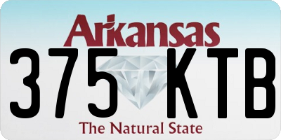 AR license plate 375KTB