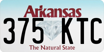 AR license plate 375KTC