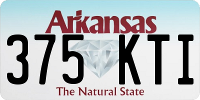 AR license plate 375KTI